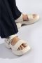 Vic Matié Plateau sandalen Beige Dames - Thumbnail 2