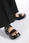 Vic Matié Plateau sandalen Black Dames - Thumbnail 2