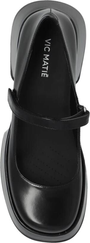 Vic Matié Plateauschoenen Lattex Black Dames