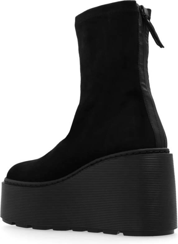 Vic Matié Platform enkellaarzen Magnifico Black Dames