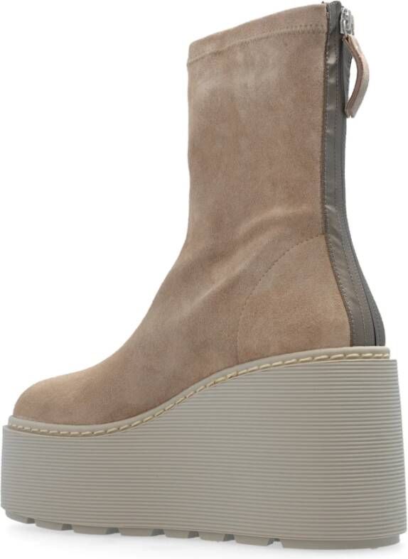 Vic Matié Platformlaarzen Magnifico Beige Dames