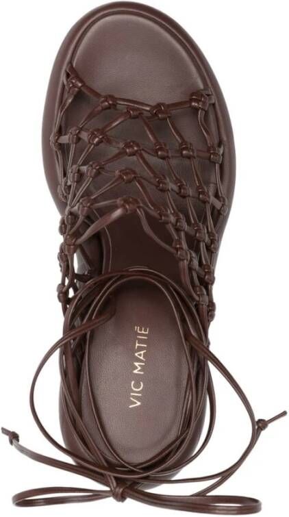 Vic Matié Vic Matie Sandals Brown Bruin Dames