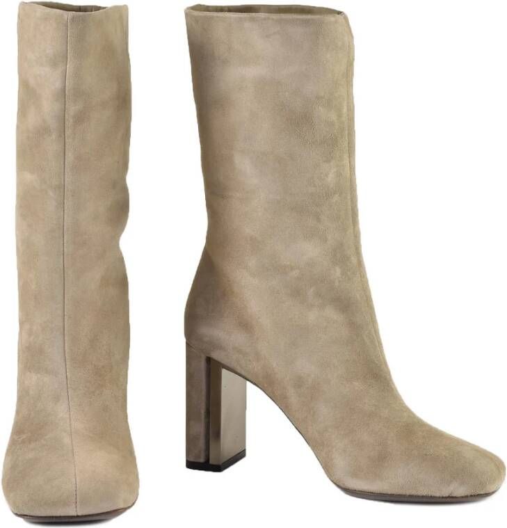 Vic Matié Beige Booties voor Vrouwen Beige Dames