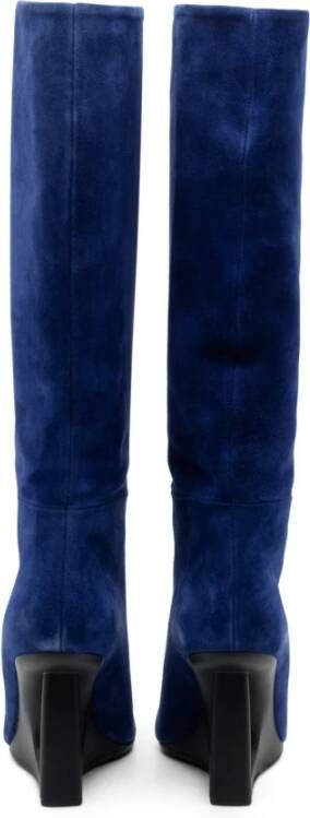 Vic Matié Slangenlaars "D" in saffier Blue Dames