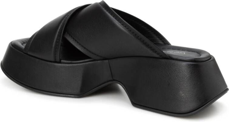 Vic Matié Sliders Black Dames