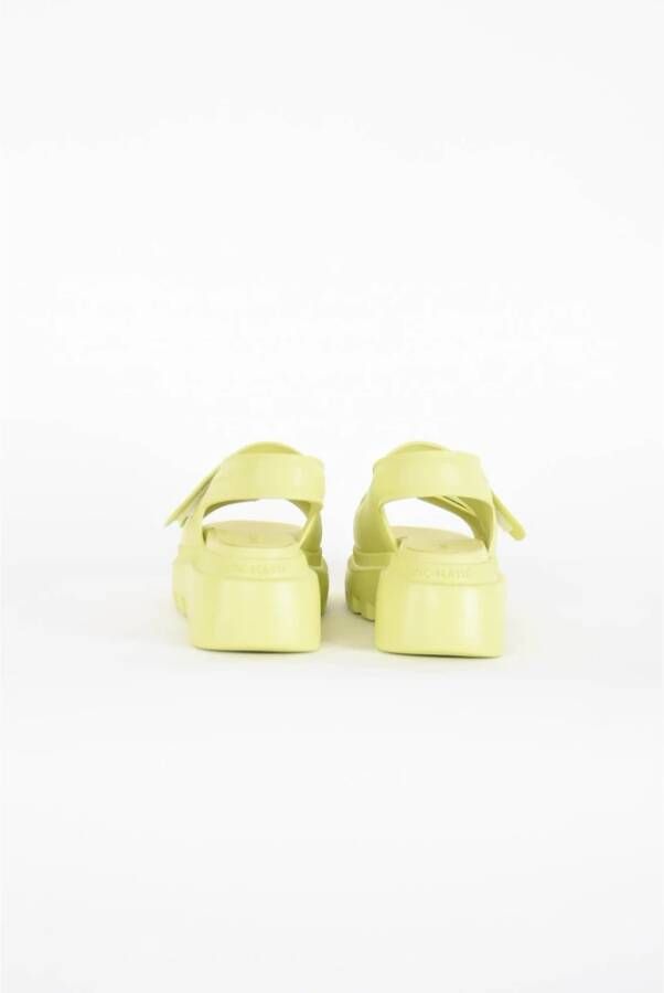 Vic Matié Slipper Stijl Plat Sandalen Yellow Dames