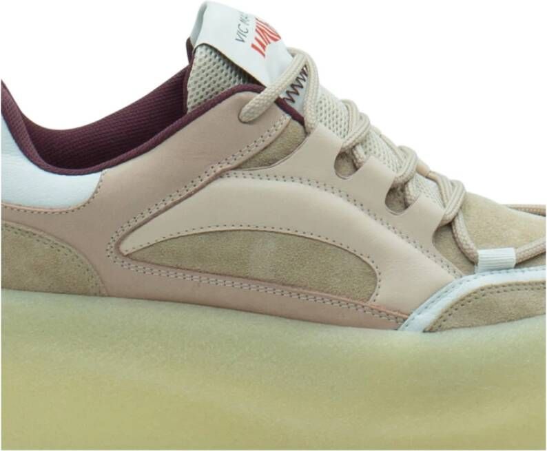 Vic Matié Sneaker in Nude Roze Wit Multicolor Dames