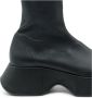 Vic Matié Stretch-Nappaleder Mini Boot in Zwart Black Dames - Thumbnail 5