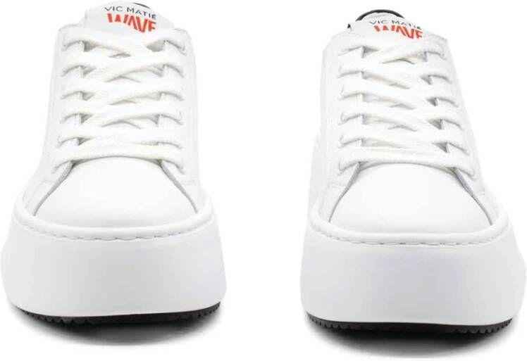 Vic Matié Wave Schoen Wit Zwart White Dames