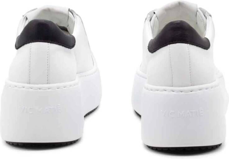 Vic Matié Wave Schoen Wit Zwart White Dames