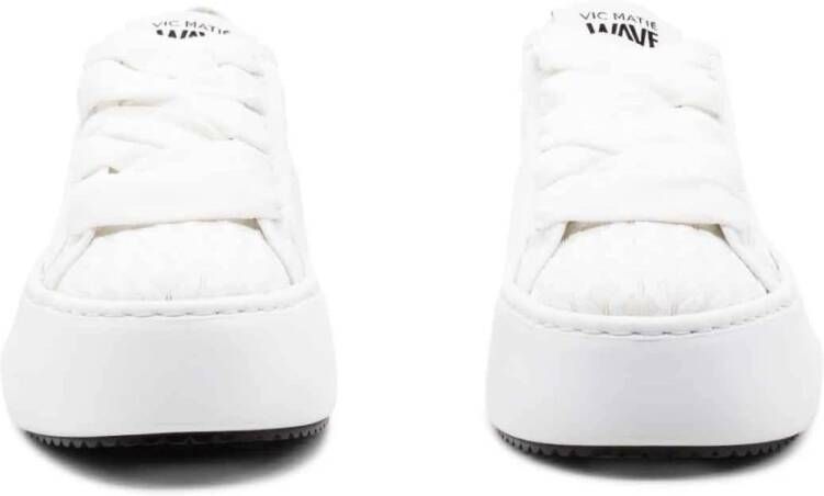 Vic Matié Witte Technische Stof Wave Schoen White Dames