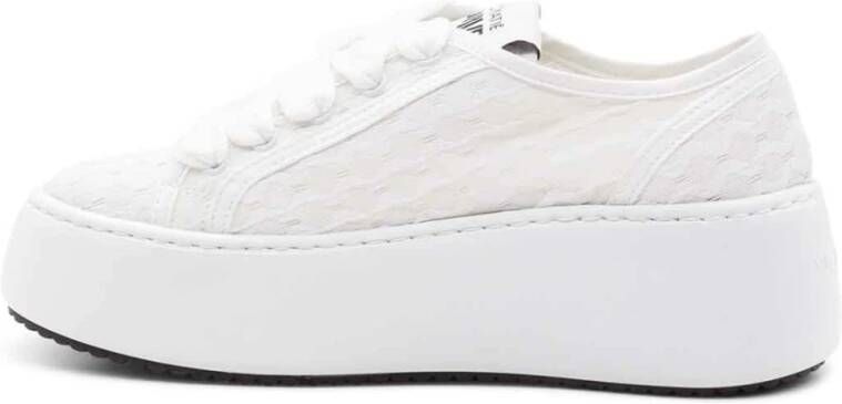 Vic Matié Witte Technische Stof Wave Schoen White Dames