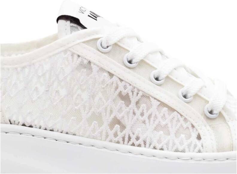 Vic Matié Witte Wave Monogram Schoen White Dames