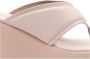 Vic Matié Zachte Nappa Leren Flip-Flops in Roze Pink Dames - Thumbnail 5