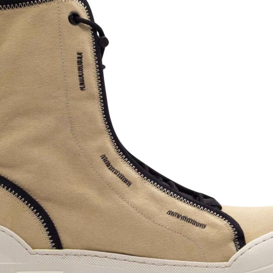 Vic Matié Zand Katoenen Amfibische Schoenen Beige Dames