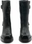 Vic Matié Zwarte Biker-Boot Fray Black Dames - Thumbnail 2