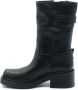 Vic Matié Zwarte Biker-Boot Fray Black Dames - Thumbnail 4