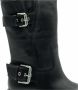 Vic Matié Zwarte Biker-Boot Fray Black Dames - Thumbnail 5