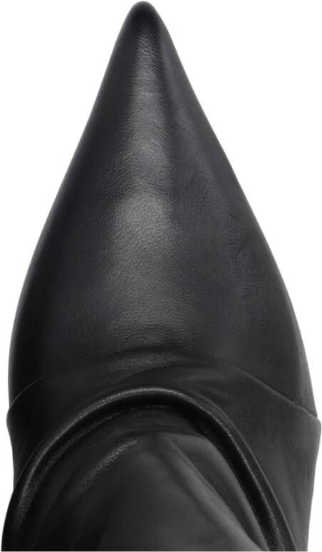 Vic Matié Zwarte Enkellaarsjes Cocoon Stijl Black Dames