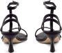 Vic Matié Zwarte leren Cross-Slipper sandalen Black Dames - Thumbnail 3