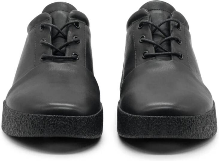 Vic Matié Zwarte Leren Veterschoen Black Heren