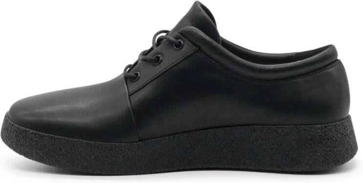 Vic Matié Zwarte Leren Veterschoen Black Heren