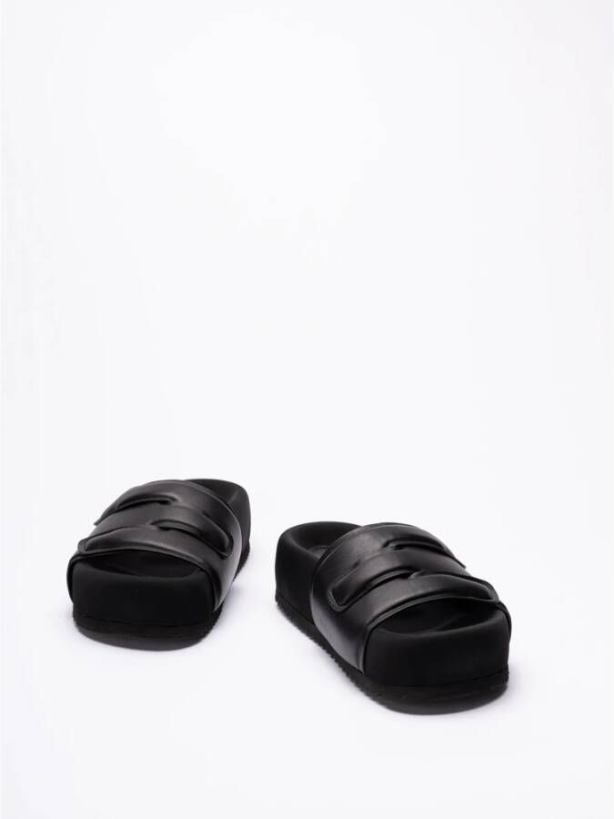 Vic Matié Zwarte Reissandalen Black Dames