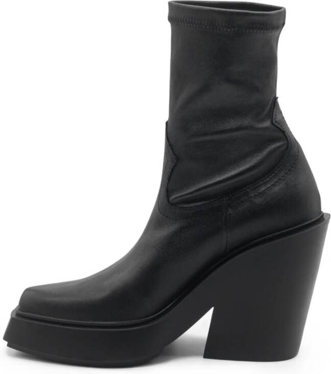 Vic Matié Zwarte Stretch Western Bootie Tetrix Black Dames