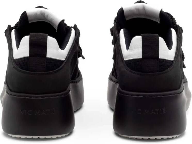Vic Matié Zwarte Wave Sneakers Black Dames