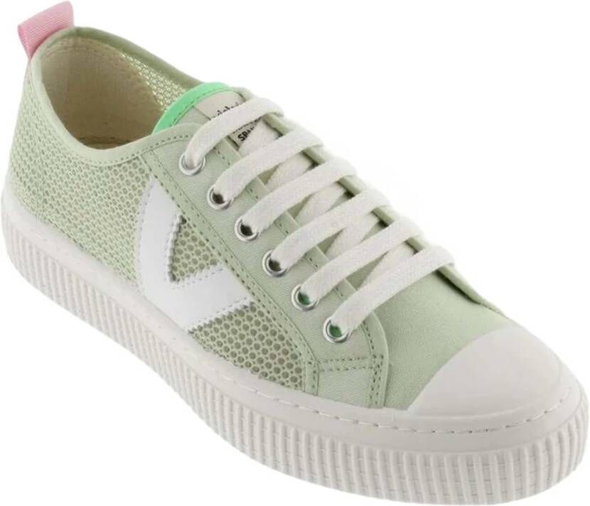 Victoria 1915 Re-Edit Basket Rejilla Sneakers Green Dames