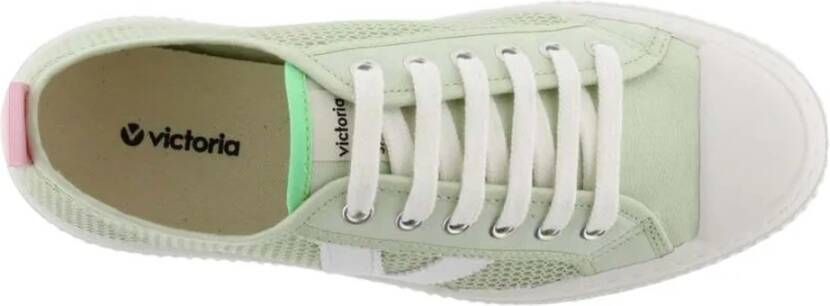 Victoria 1915 Re-Edit Basket Rejilla Sneakers Green Dames