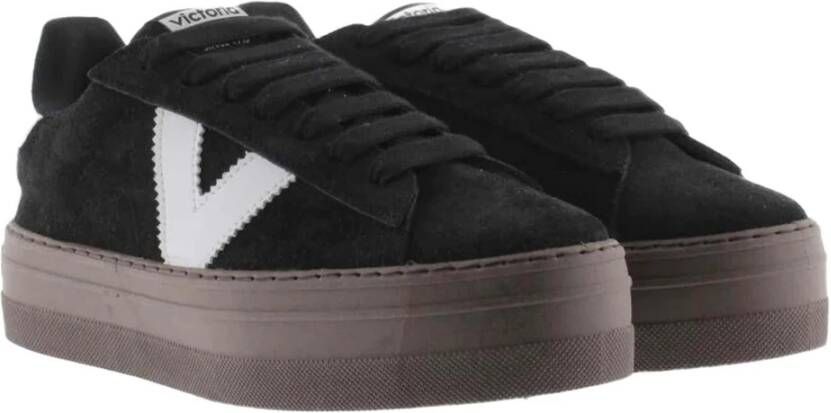 Victoria Barcelona Deportivo Serraje Sneakers Black Dames