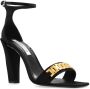 Victoria Beckham Sandalen met hakken van satijn Zwart Dames - Thumbnail 4