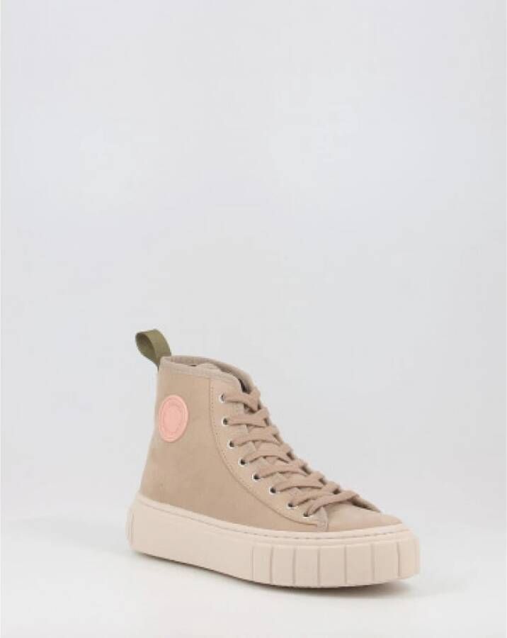 Victoria Beige Dames Platform Sneakers Beige Dames