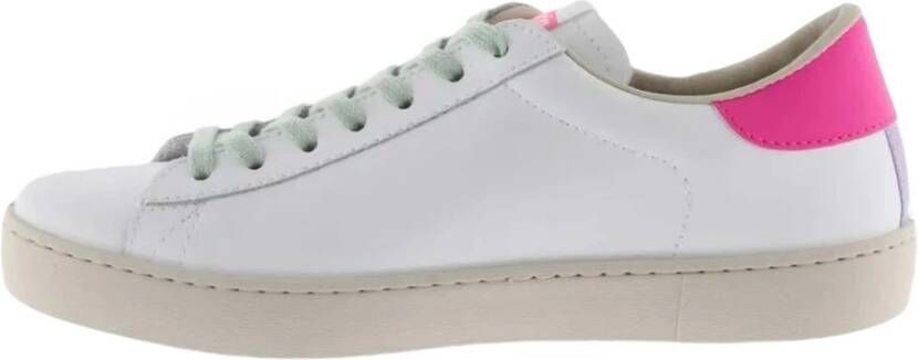 Victoria Berlin Piel & Neon Sneakers White Dames