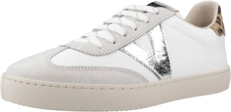 Victoria Berlin Suède Craquelé Sneakers White Dames