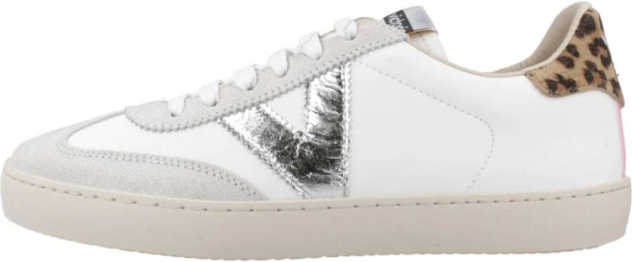 Victoria Berlin Suède Craquelé Sneakers White Dames