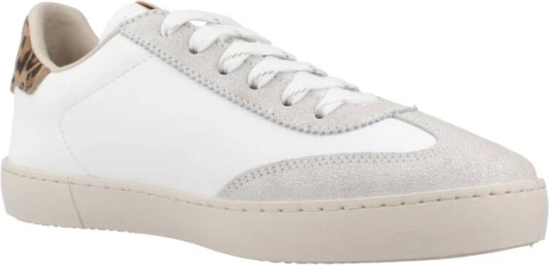 Victoria Berlin Suède Craquelé Sneakers White Dames