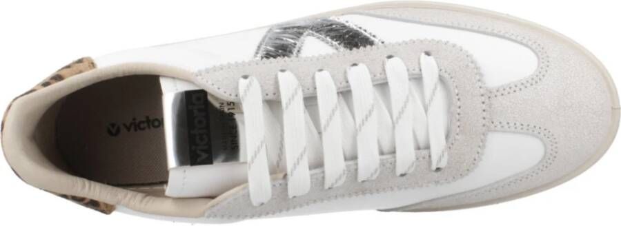 Victoria Berlin Suède Craquelé Sneakers White Dames