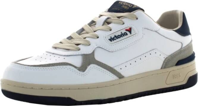 Victoria Blauwe Sneakers voor Mannen White Heren