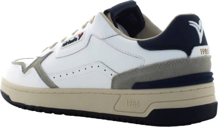 Victoria Blauwe Sneakers voor Mannen White Heren