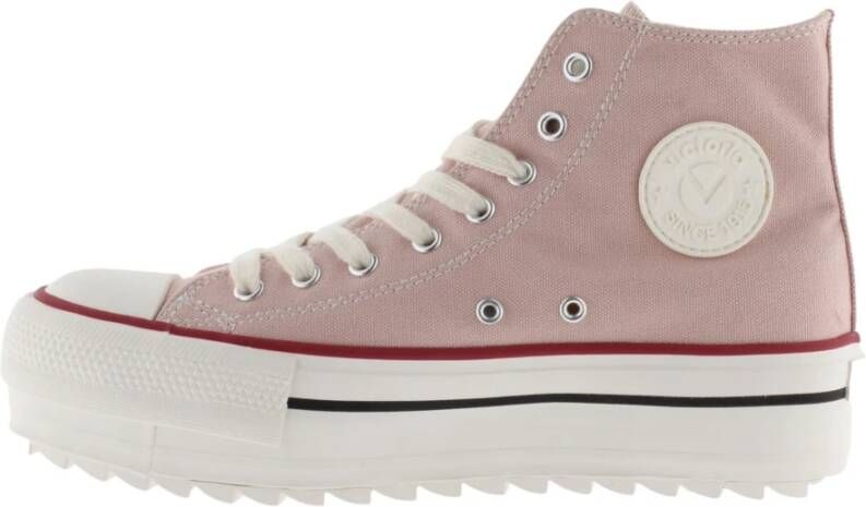 Victoria Dames sportschoenen double toile Tribu Roze Dames