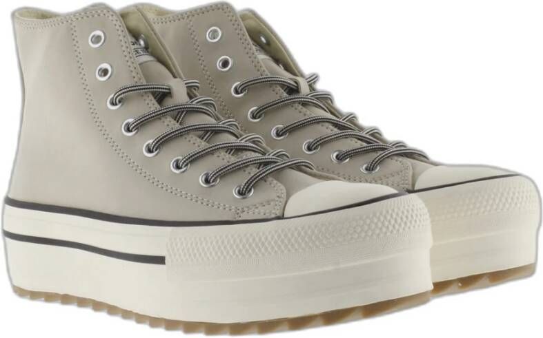 Victoria Dubbele sportschoenen van imitatieleer voor dames Tribu Sierra Beige Dames