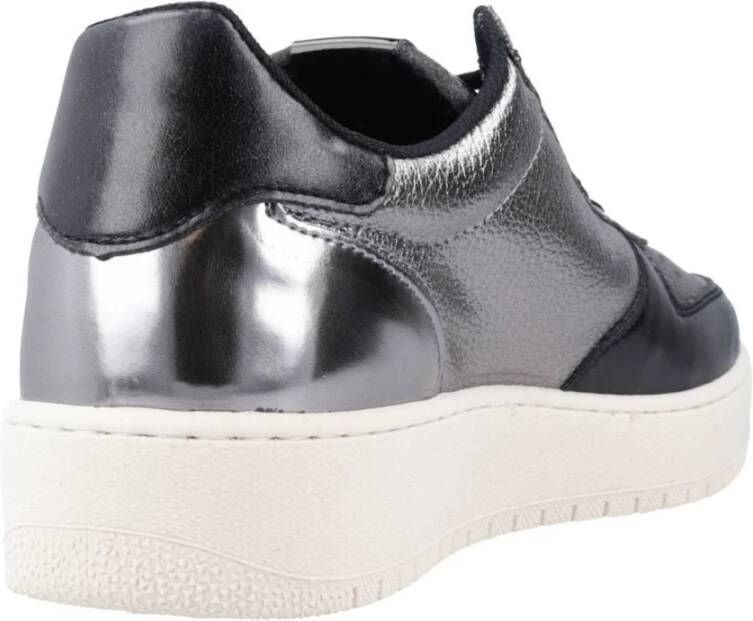 Victoria Metallic Madrid Sneakers Black Dames