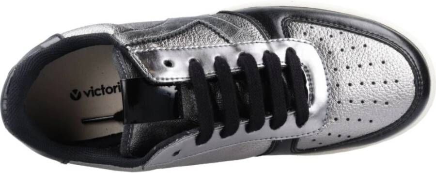 Victoria Metallic Madrid Sneakers Black Dames