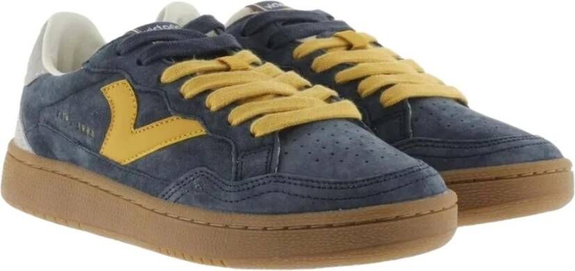 Victoria Smash Zachte Suède Sneakers Blue Heren