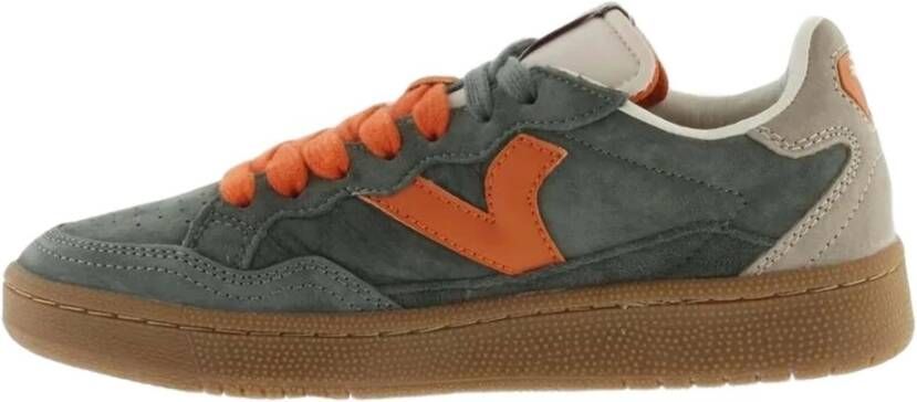 Victoria Smash Zachte suède sneakers Gray Heren