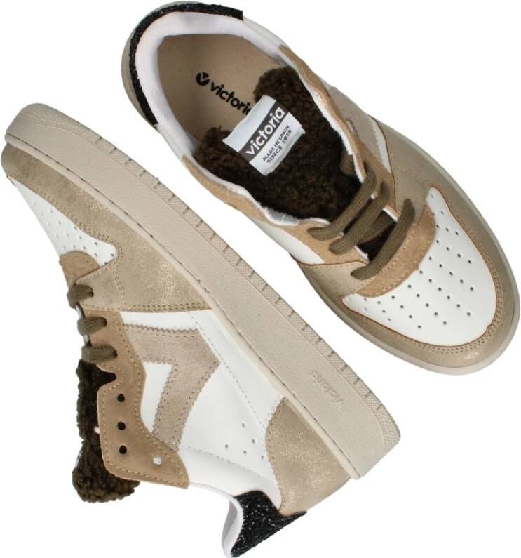 Victoria sneaker Beige Dames