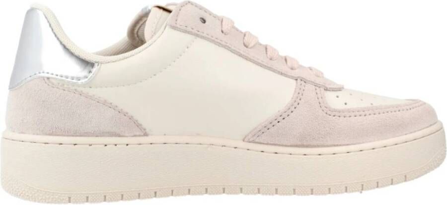 Victoria Stijlvolle Vetersneakers voor Vrouwen Beige Dames