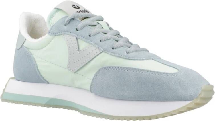 Victoria Monochrome Cosmos Sneakers Green Dames